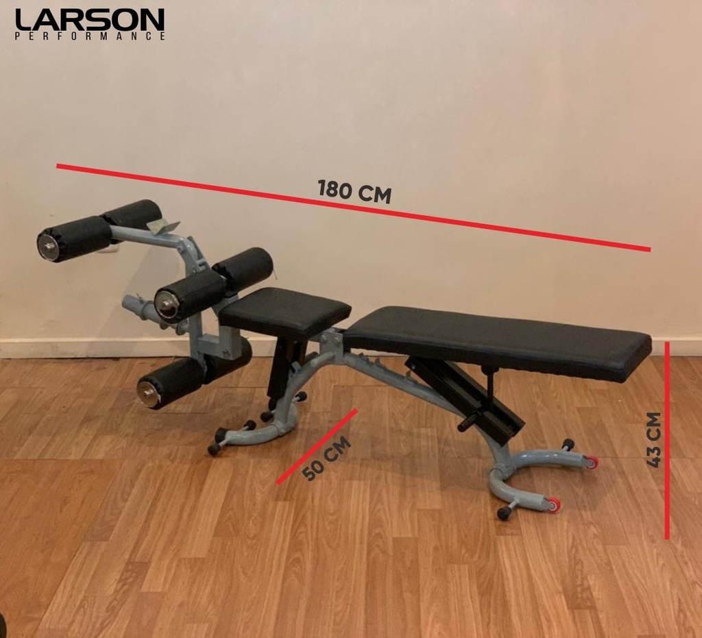 Larson Performance Engineered Adjustable Bench with Hamstring & Leg